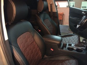 Каркасные авточехлы на KIA Sportage 4 Каркасные авточехлы на KIA Sportage 4