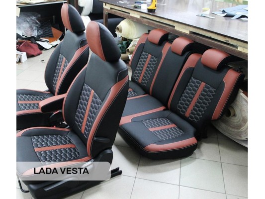 Каркасные авточехлы на Lada Vesta