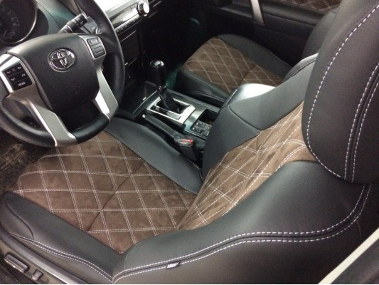 Каркасные авточехлы на Toyota Land Cruiser Prado 150 Каркасные авточехлы на Toyota Land Cruiser Prado 150