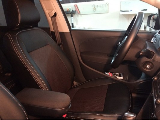 Каркасные авточехлы на Volkswagen Polo Каркасные авточехлы на Volkswagen Polo